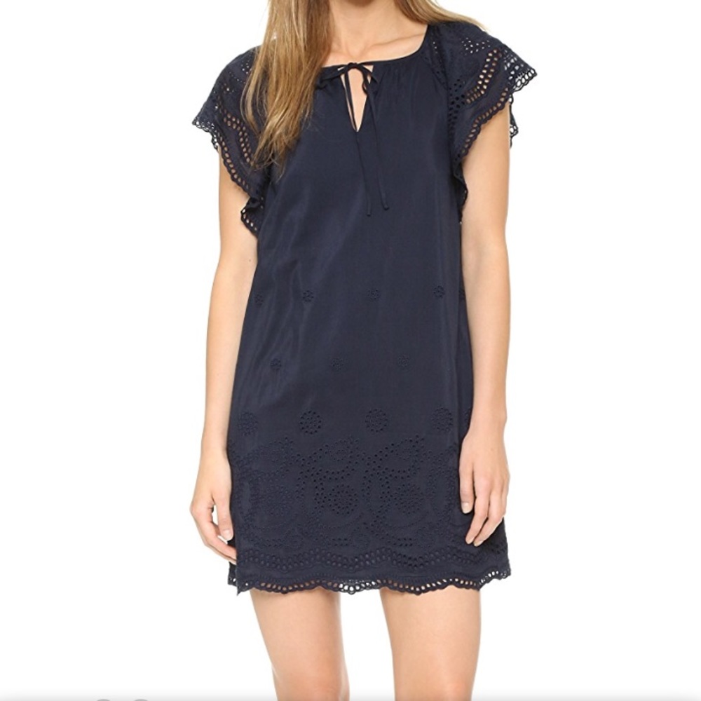 Madewell Embroidered Eyelet Moontide Dress - Picture 2 of 8